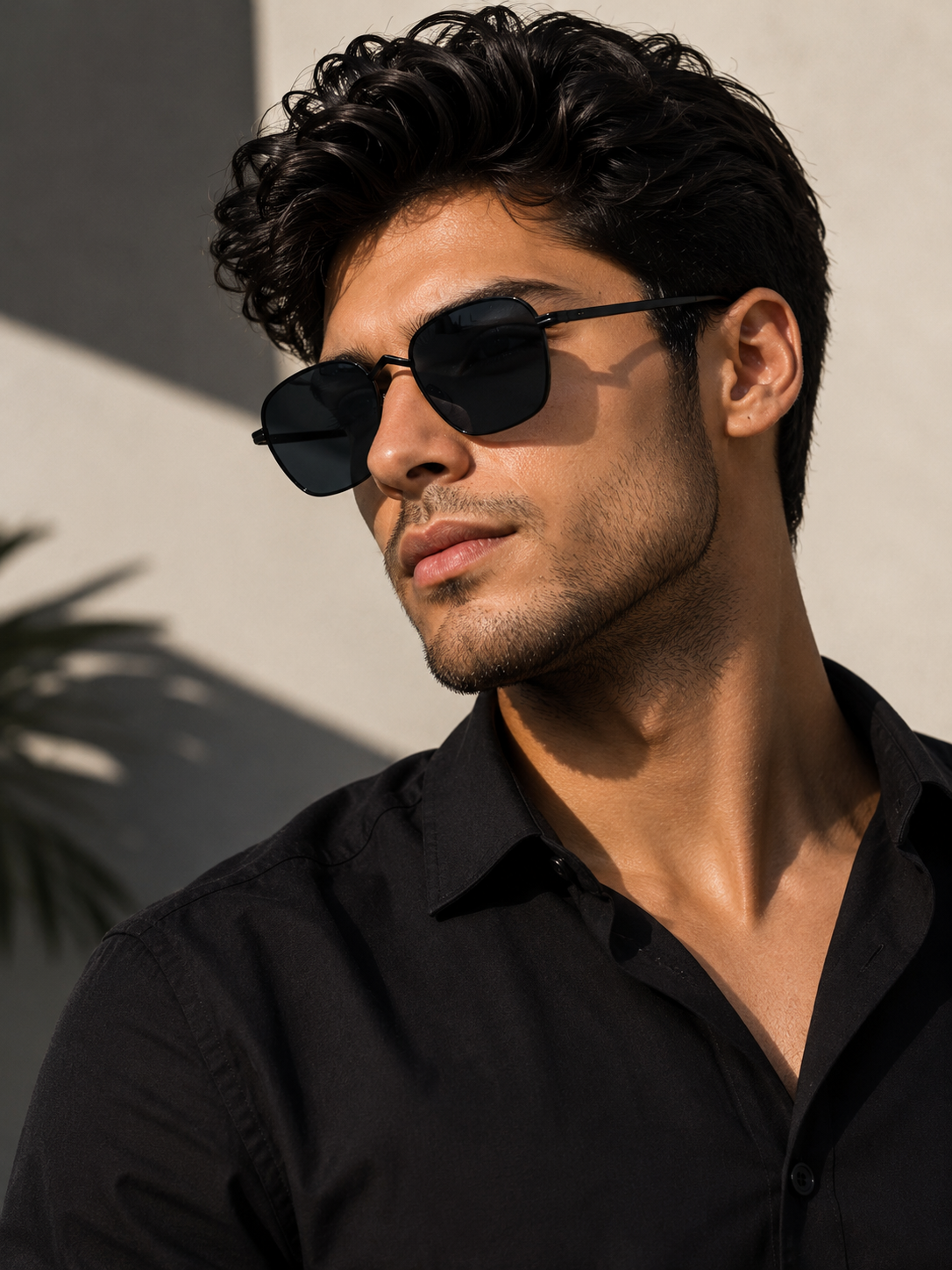 Black & Gold Sunglasses