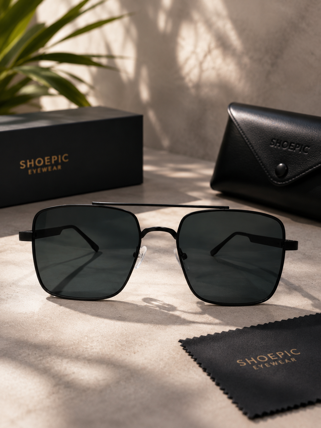 Premium Black Gold Sunglasses