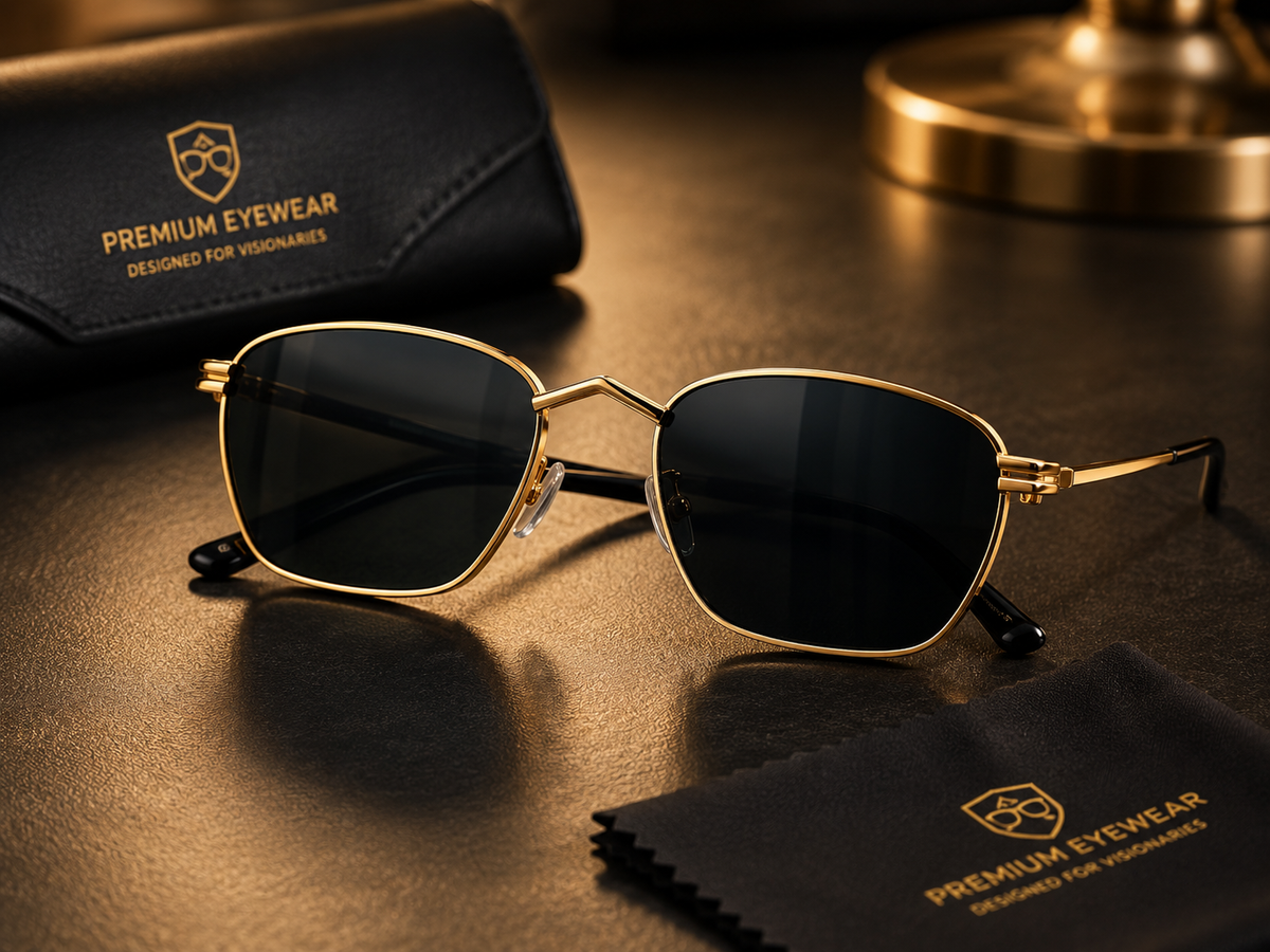 Black & Gold Sunglasses