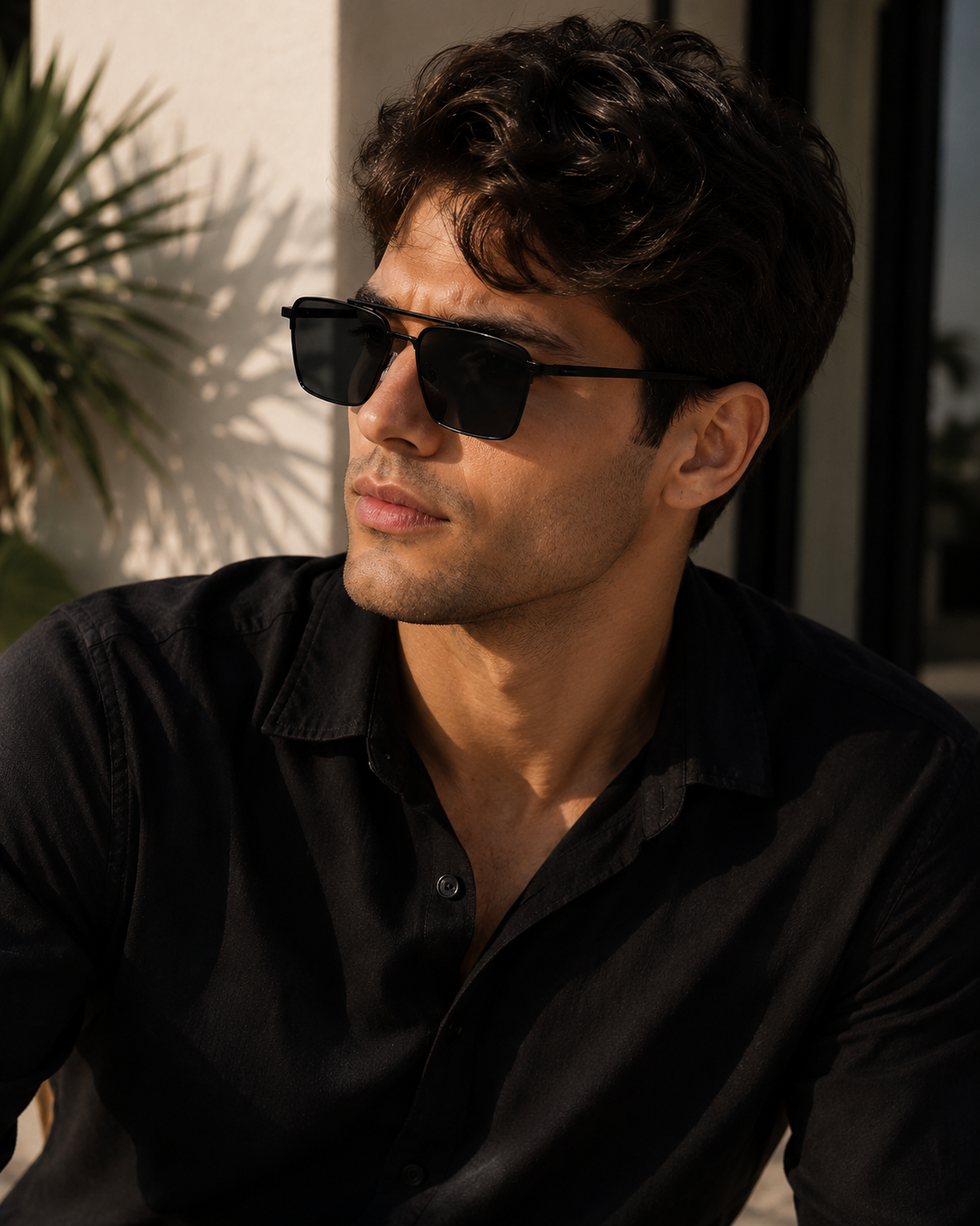 Premium Black Gold Sunglasses