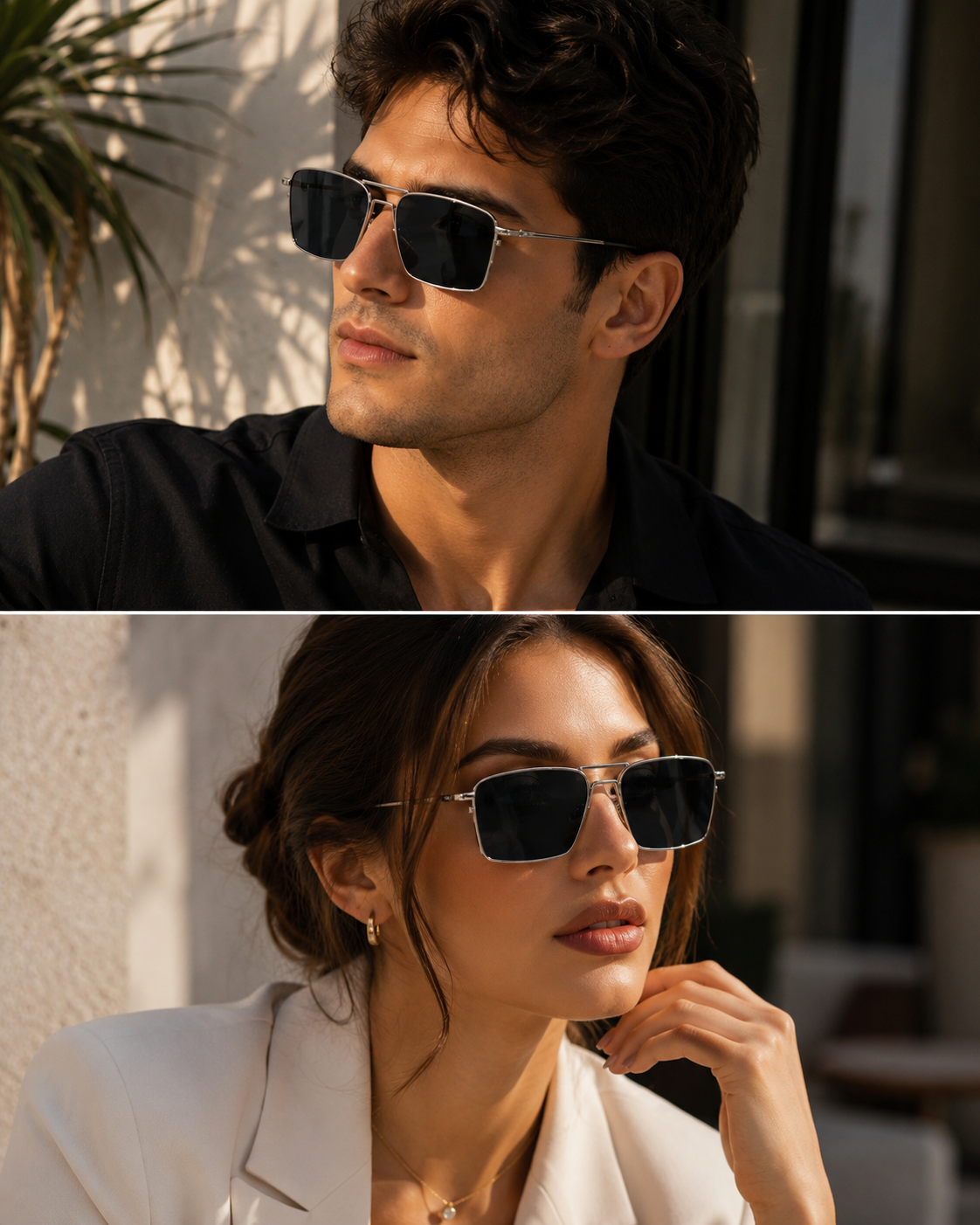 Premium Black Gold Sunglasses