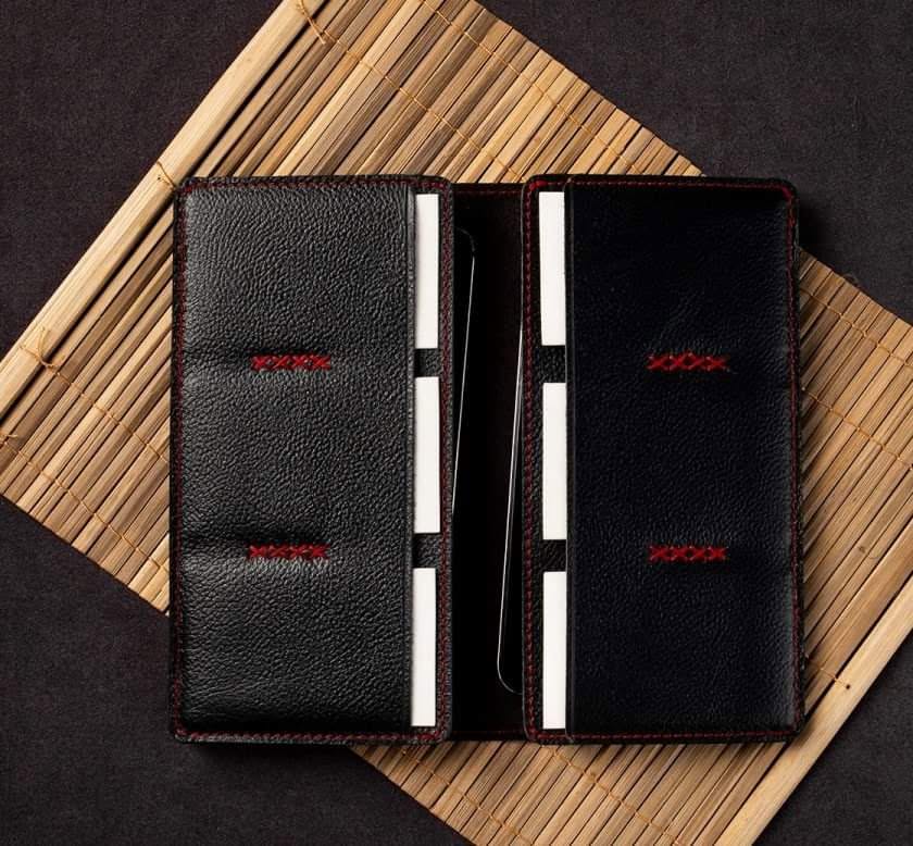 Men's Genuine Leather Wallet — Slim RFID Bifold