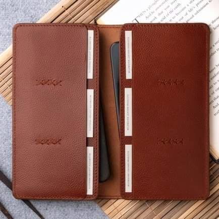 Men's Genuine Leather Wallet — Slim RFID Bifold