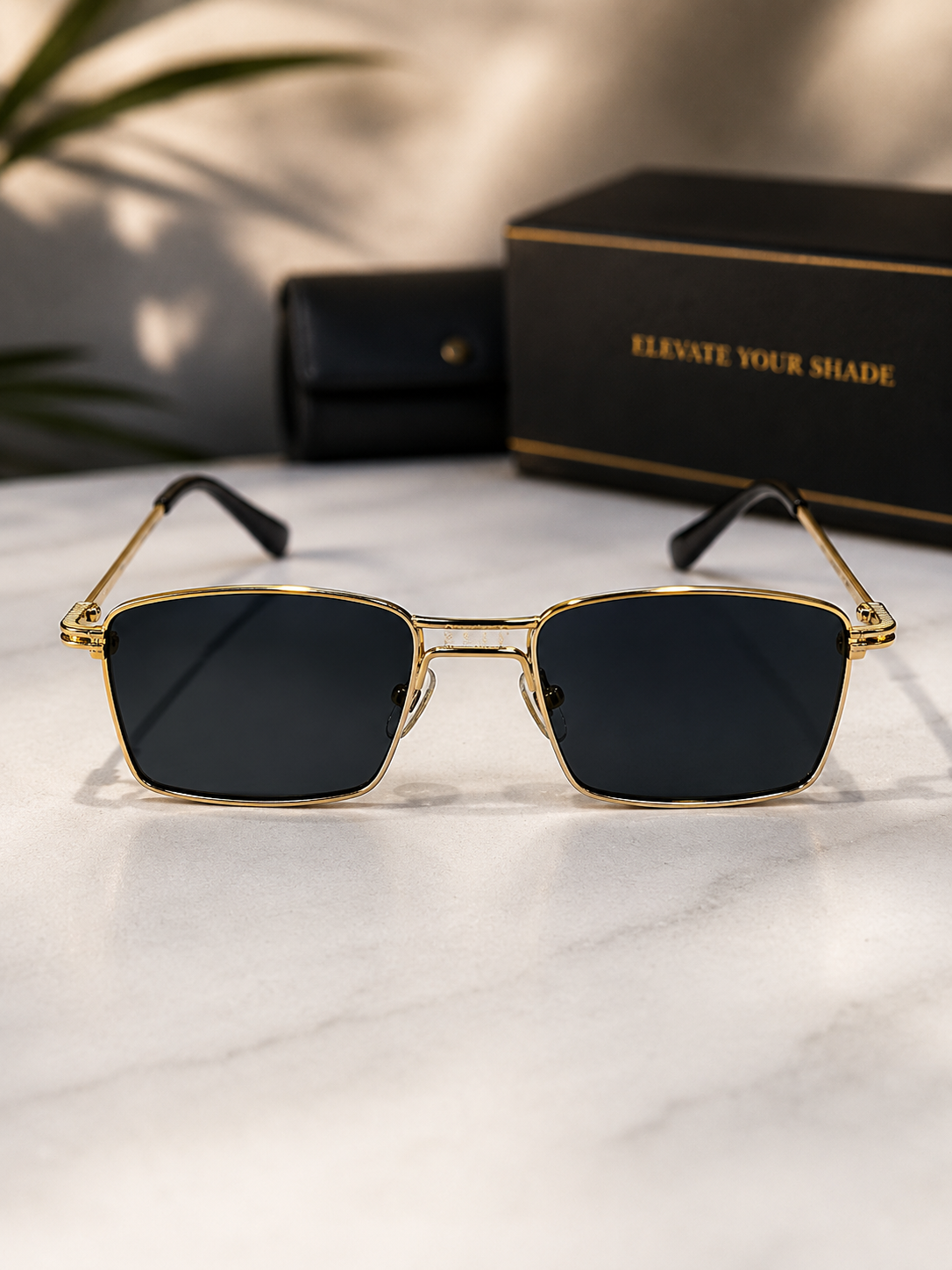 Premium Black Gold Sunglasses