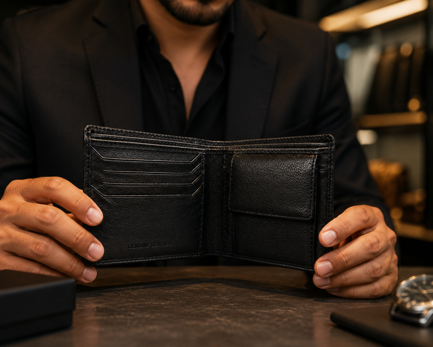 Genuine Leather Men's Wallet
