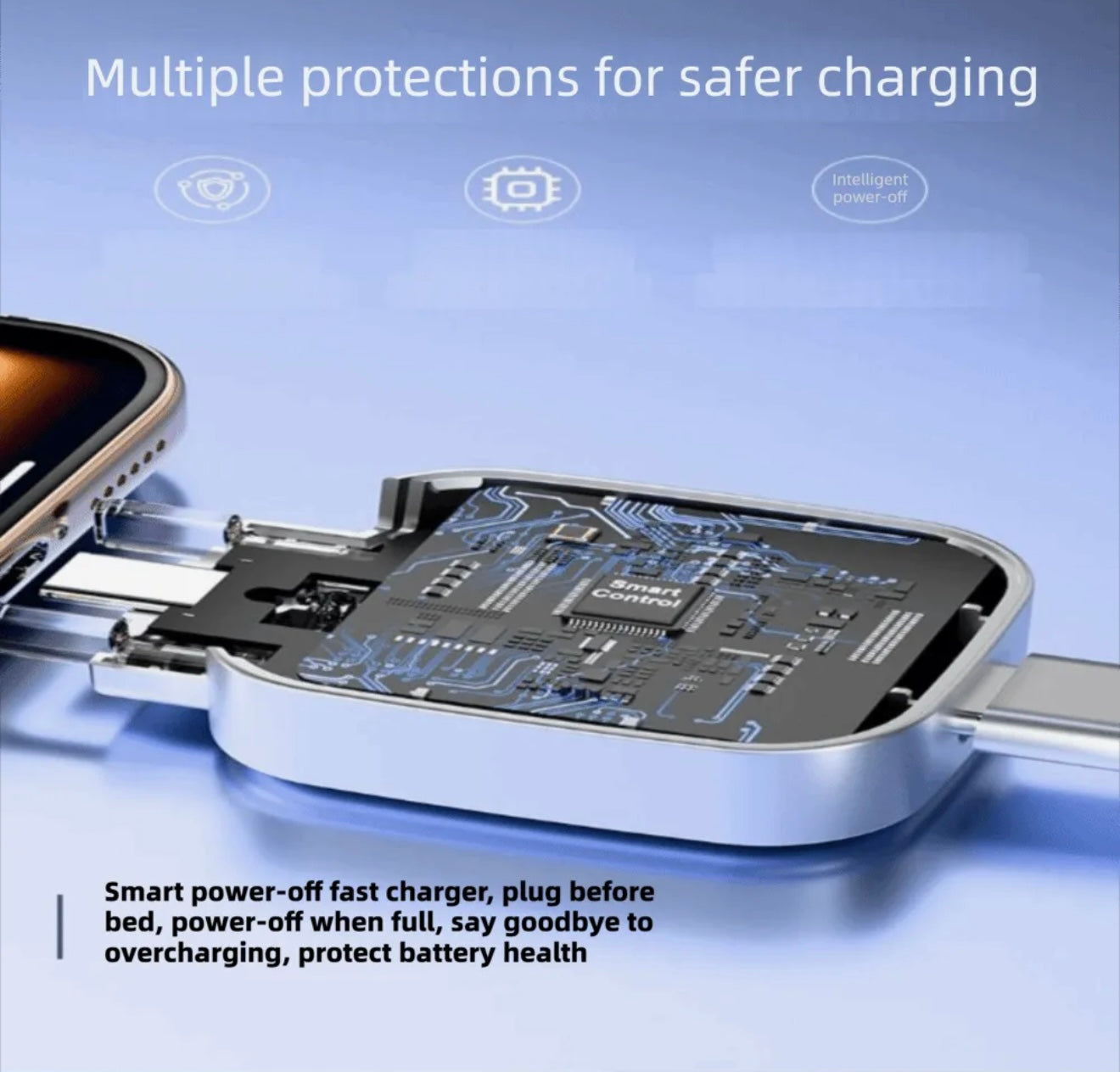 2-in-1 Charger — নিরাপদ ও স্মার্ট চার্জিং!