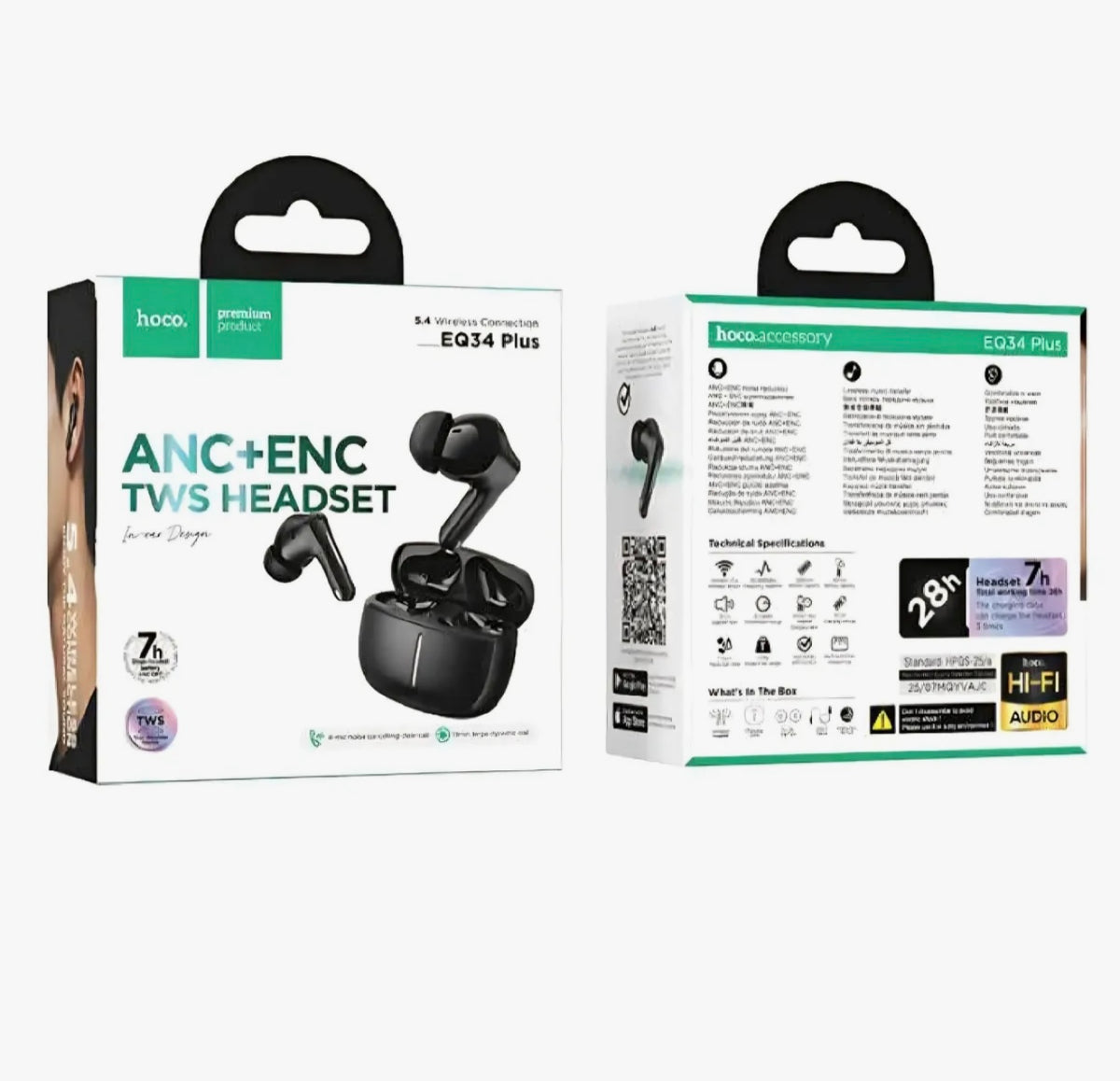 HOCO EQ34 Plus ANC TWS Earbuds