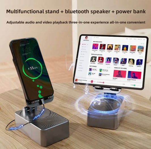 Mobile Stand with Bluetooth Sound Box / Speaker