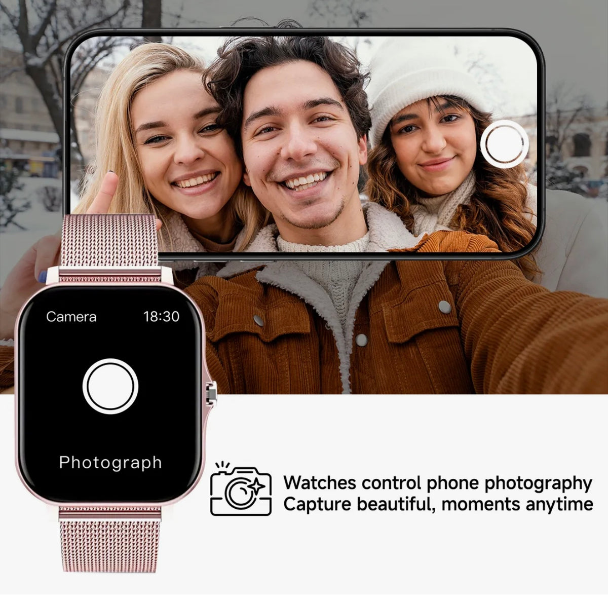 PINK SMART WATCH