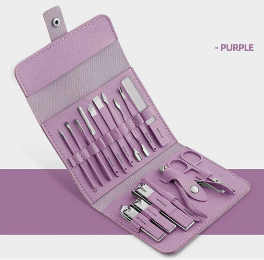 Professional 18-Piece Manicure & Pedicure Set