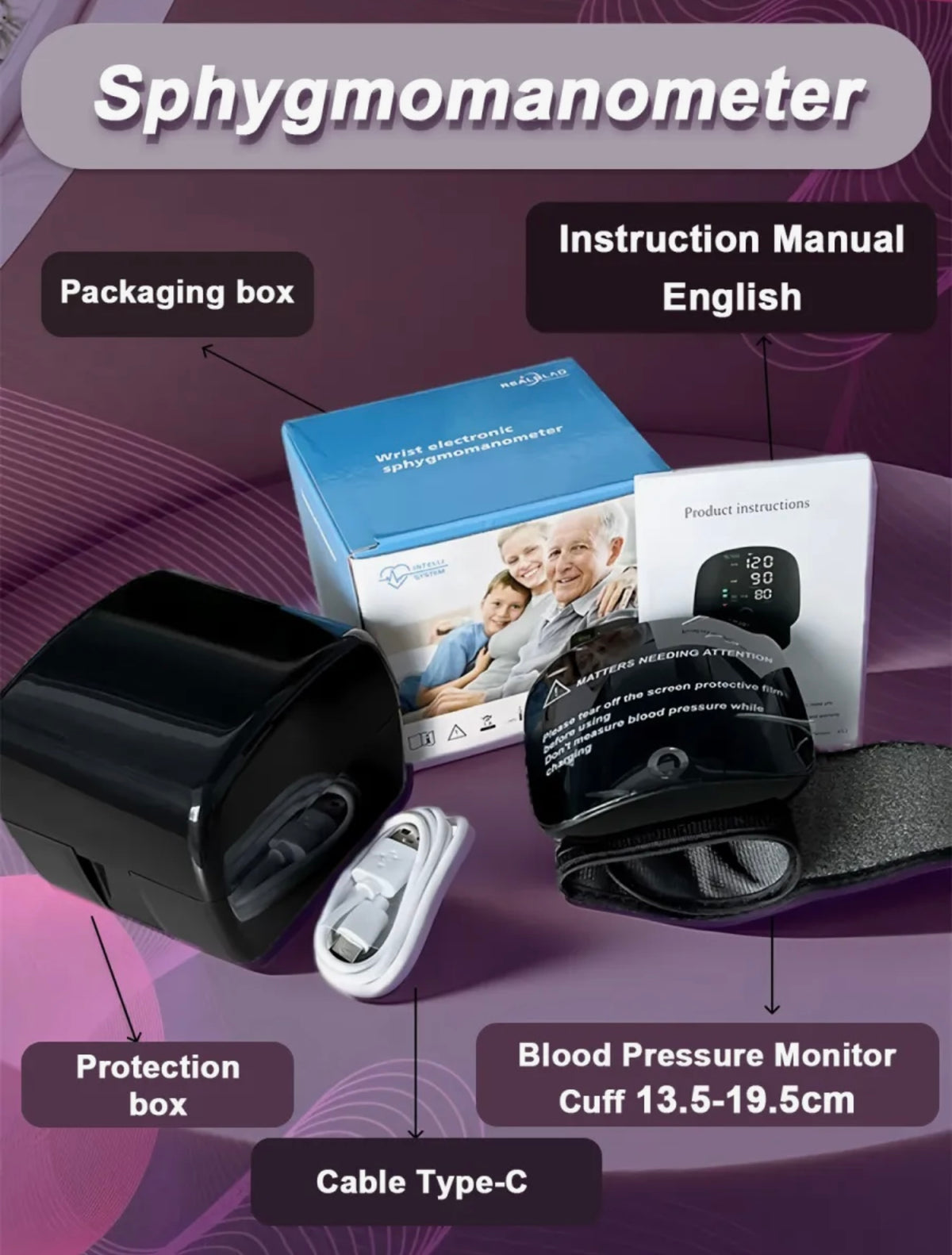 Digital Wrist Blood Pressure Monitor