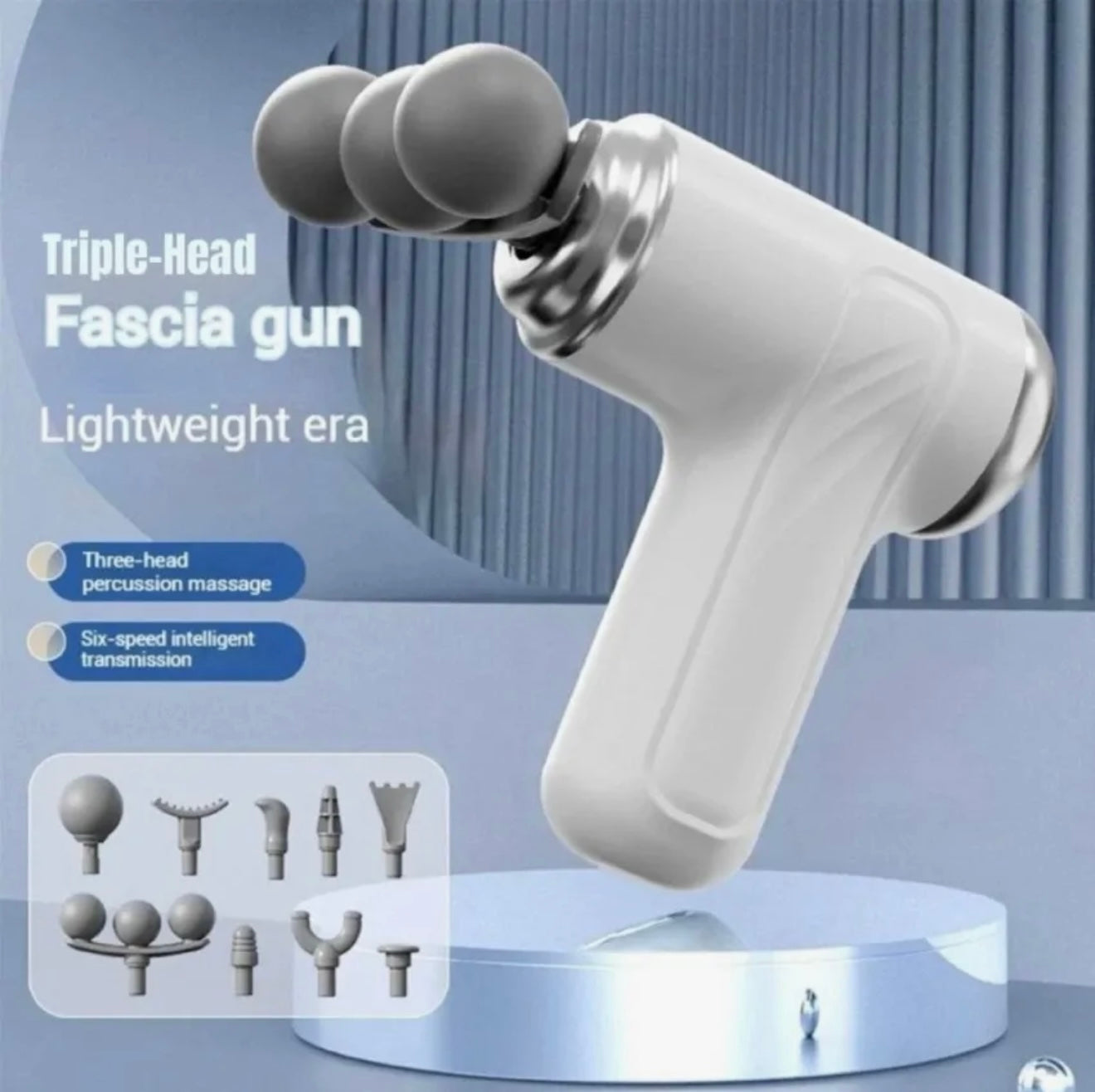Triple-Head Massage Gun — আরাম ও রিল্যাক্সেশনের সহজ সমাধান