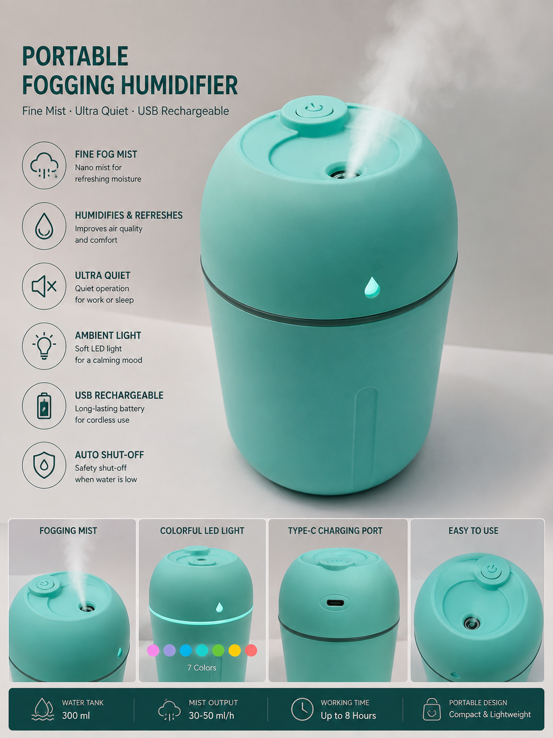 Portable Fogging Humidifier