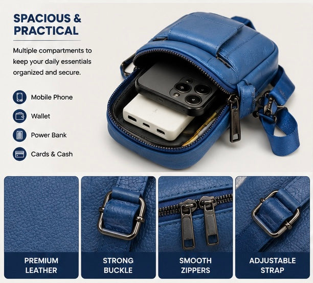 Leather Cross-body Bag