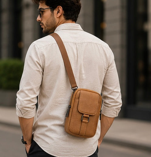 Premium Leather Cross-body Bag