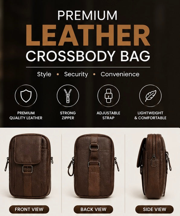 Premium Leather Cross-body Bag