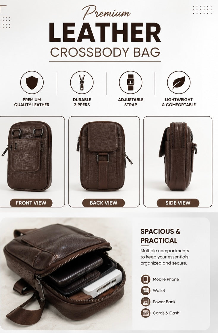 Leather Cross-body Bag