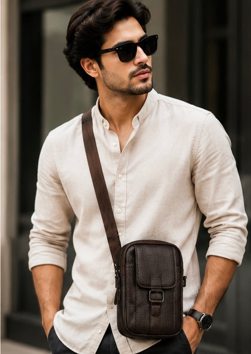 Leather Cross-body Bag