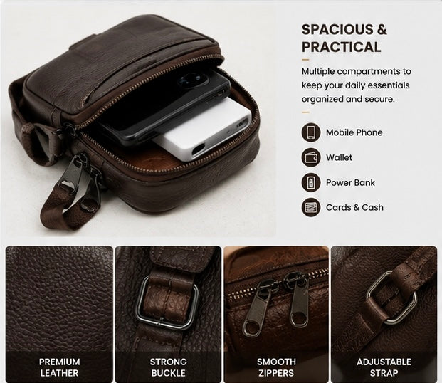 Leather Cross-body Bag